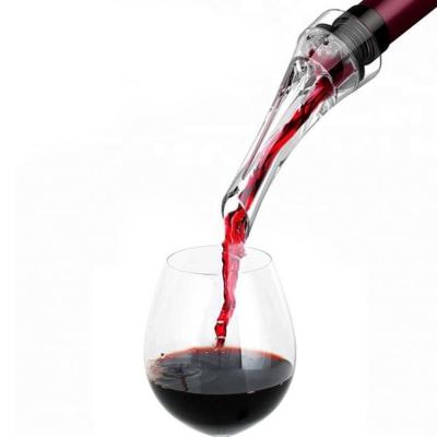 China New Popular Viable Useful Quick Aerating Wine Magic Accessories Pourer Decanter Wine Bottle Pourer Spout Bar Accessories for sale