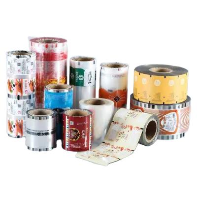 China Customized Thermal Moisture Proof Printing Lamination Film Roll For Sale Food Packaging Plastic Roll Film for sale