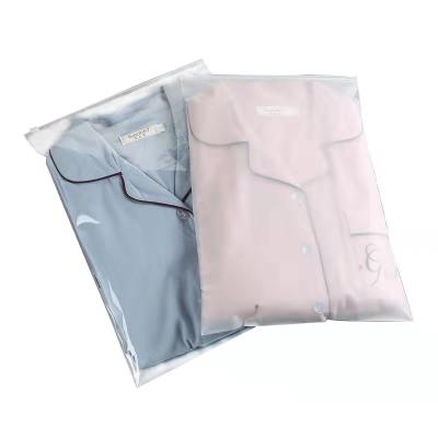 China OEM Recyclable Custom Printed T-shirt Fabric Packaging Zipper Lock Plastic Bags For Garment for sale