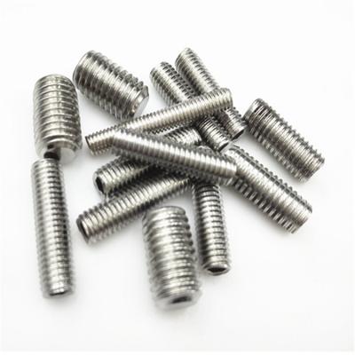 China Threaded Stainless Steel Rod Slotless Stainless Steel Set Worm Screw for sale