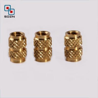 China High Torque Brass CNC Female Threaded Insert And Pull Performance High Precision / Spline Insert for sale