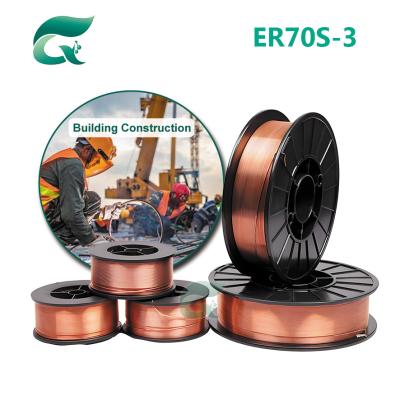 China AWS ER70S-3 15KG Spool MIG Welding Wire Co2 Gas Shielded Welding Wire OEM Available for sale