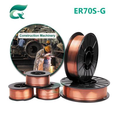 China ER50-G Carbon Steel MIG Gas Shielded Flux Core Welding Wire ER70S-G  Copper CO2 Alloy Metal Materials for sale