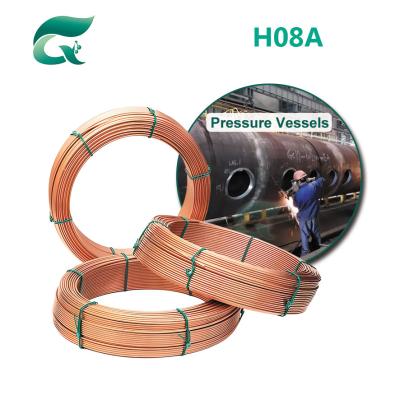 China AWS EL8 H08A Submerged Arc Welding Wire 3.2mm 4.0mm 5.0mm for sale