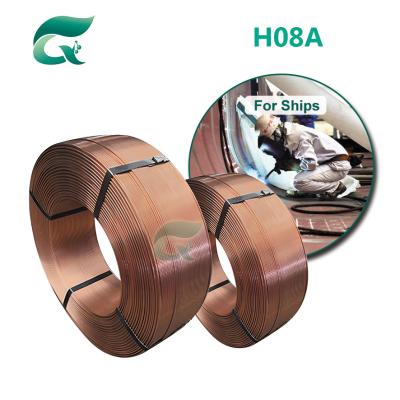 China AWS EL8 H08A 4.0mm 5.0mm Submerged Arc Welding Wire / Subarc Wire for sale