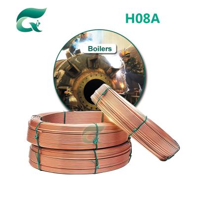 China Alloy Steel Copper Coated  Welding Wire /  H08A AWS EL8 Sub Arc Wire for sale