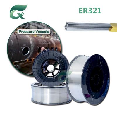 China MIG SS Welding Wire Customizable Diameter AWS ER321 Made From Steel for sale