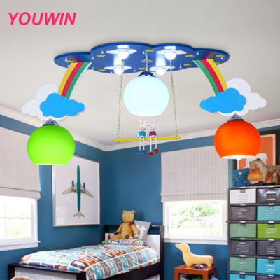 China Youwin 35W LED Nordic Children's Lamps Kindergarten Bedroom Lamp Modern Colorful Creative Cloud Space for sale