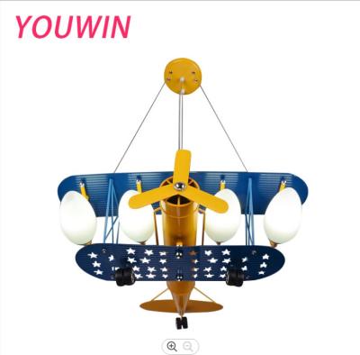 China Suspended 2021 hot sales CE aircraft led ceiling lights carton design kids ceiling lamp for kids bedroom room for sale