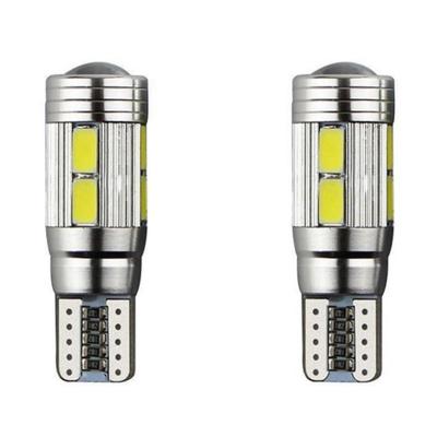 China Error Free Led Parking Lights W5W 501 10SMD 5730 LED Car Interior Light Auto Lamp Marker Lamp Bulb T10 10 SMD 5630 LED License Plate Lamp Canbus for sale