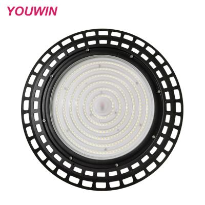 China High Brightness 200W IP65 Indoor High Efficient Pendant Light Garage Gas Station UFO UFO High Bay With Microwave Motion Sensor for sale