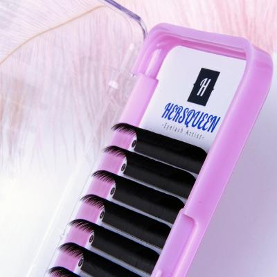 China New Arrival 0.07 Volume Fans New Arrival 0.07 Volume Eyelash Extensions Korean Stable PBT Best Quality Stable Curl Extensions Long Lasting Easy Mega Fluffy Volume Lashes OEM for sale