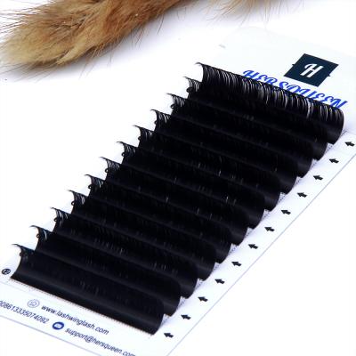 China Wholesale 0.05 Volume Eyelash Extensions Super Flexible Mega Fluffy Fans Fast Fanning Full Volume Fan Matte Dark Matte Easy Extensions for sale