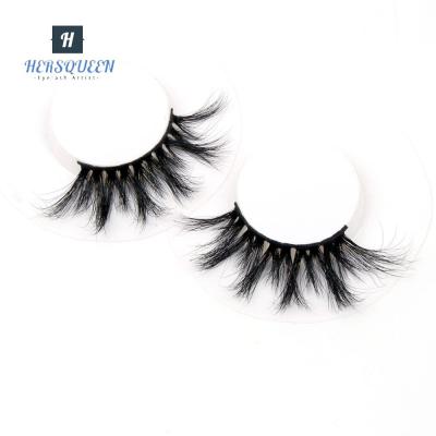 China Fake Tapered Long Strip Lashes Real 25mm 3D Mink Eyelashes 100% Wick for sale