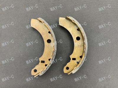 China Motor Motorcycle Brake Shoes 1110020 With Lining For TVS Apache RTR160/180 for sale