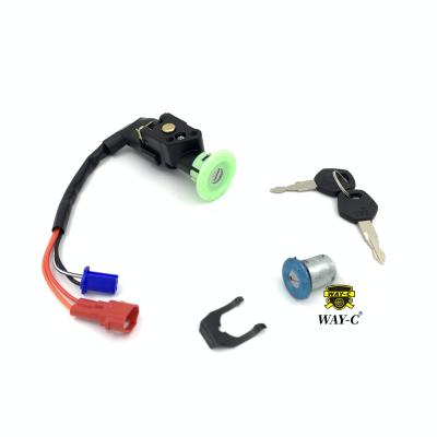 China R1160080 Cerradura del interruptor de encendido de la motocicleta Cerradura Assy Main Swith para TVS NEO110 en venta