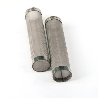 China Intelligence Customized Industrial Cleaning Equipment Stainless Steel Filter Tube Metal Filter Series Filter Mesh Cylinder for sale