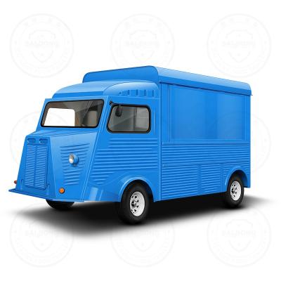 China HY-45 Commercial Catering Mobile Burger Truck Ice Cream Food Trailer for sale