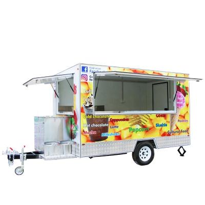 China Best design commercial mobile catering food trailers / mobile kitchen trailer for sale for sale