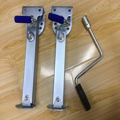 China Movable Trailer Parts Trailer Jacks Strong Legs Trailer Stabilizer Support Legs for sale