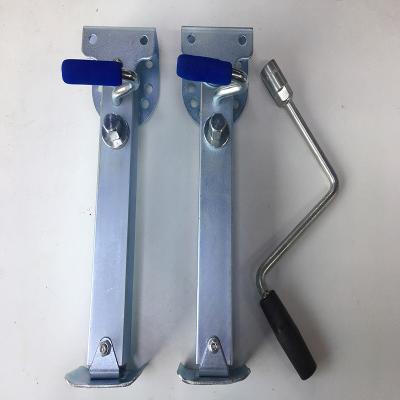 China Trailer Parts Trailer Folding Stabilizer Drop Legs Square Jacks Trailer Camping Stabilizer Legs for sale