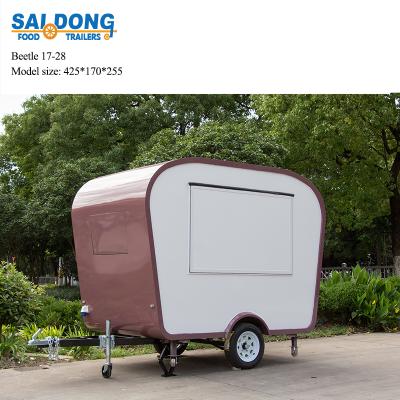 China Hot Vending Food Trucks Caravan Mobile Food Truck Commercial Catering Design for sale