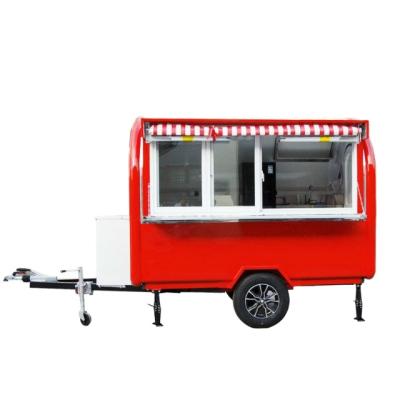 China New Condition Big Wheels 20-28T China Mobile Commercial Catering Food Carts Trailers For Sale for sale