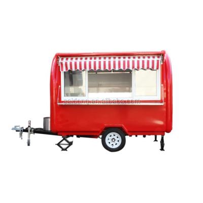 China Mobile Kitchen Food Truck Bar Beer Mobile Food Truck Trailer Commercial Catering Trailer for sale