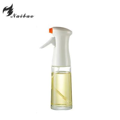 China 2022 Household Products BBQ Kitchen Frying Oil Bottle Sprayer 200ML 300ML Vinegar Plastic Peanut Olive Oil Spray Bottle NEW for sale