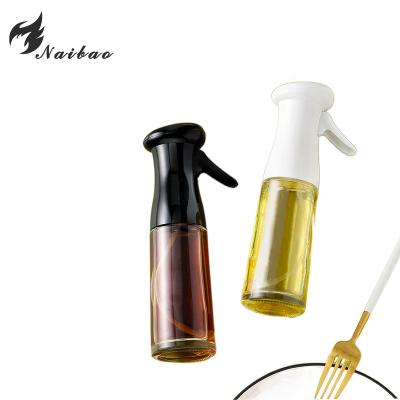 China New Continuous Kitchen Household Products PET Olive Oil Spray Oli Sprayer Plastic Cooking Bottle for BBQ Pan Salads Baking Cooking for sale