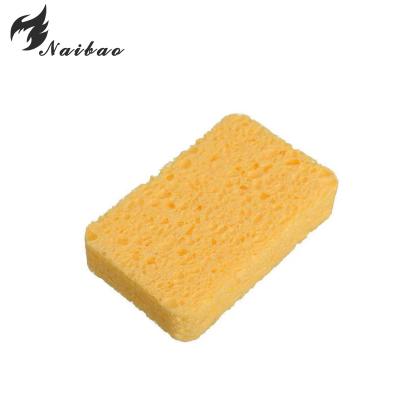 China Wholesale Sustainable High Density Nano Sponge Pulp Wood Tableware Cellulose Natural Clean Cotton Kitchen Scrub Compostable PS for sale