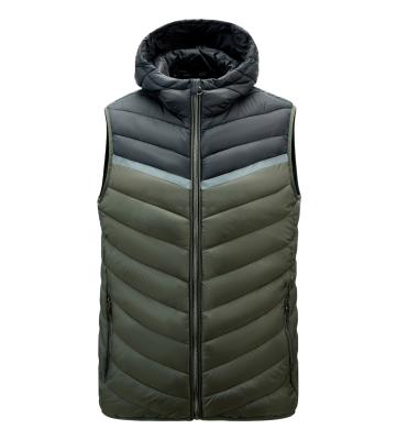 China Quilted Padded Man Sleeveless Vest Mens Sauna Vest Sweat Vest Mens Vest for sale