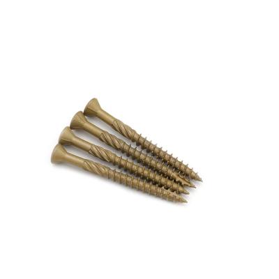 China Pan Countersunk Plum Hole Wood Construction Screws For Framing Pressure Treated Structural Lumber for sale