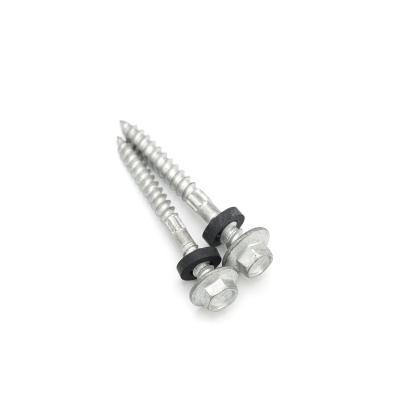 China Hex Pan Head Flange Teeth Self Tapping Screws Best For Gutter Guards Fine Thread for sale