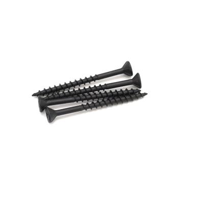 China Best Pan Screws For Concrete Walls Cross Recessed Masonry Countersunk Head With Black Zinc for sale