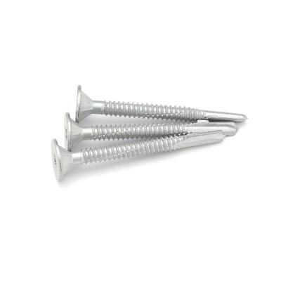 China Long Pan Machine Tek Self Tapping Screws For Heavy Duty Torx Quality Guarantee Zinc Buglde Steel Head for sale