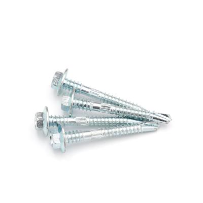 China Easydrive Pan Self Drilling Roofing Teak Masonry Screws Flange Hex Head Double Teeth Self For Roof for sale