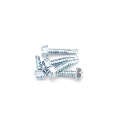 China Pan Hot Sale Stainless Steel Head Hex Flange Self Drilling Tapping Bolts For Metal Screws for sale