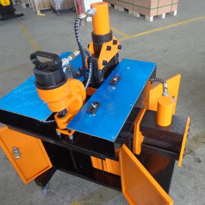 China Cutting Cu Dan Al Busbar Hailin Bending Punch Industrial Bar Bender Bar Cutter Copper Busbar Punching Cutting Processing for sale