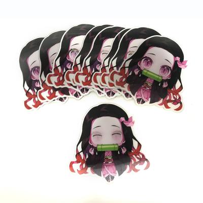 China Custom Hot Selling Anime Decorative Lenticular Car Sticker Decal Lenticular Shake for sale