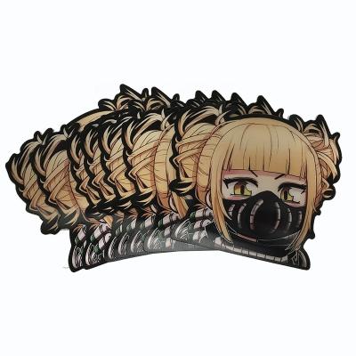 China Decorative Sticker Anime Die Cut Stickers 2023 Hot Selling Lenticular Stickers Customized Shape Anime Design for sale