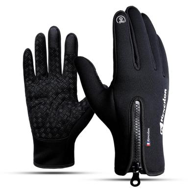 China Outdoor Full Winter Finger Bicycle Windproof Gloves Bike Cycling Gloves For Men Anti-slip Warm Gloves for sale