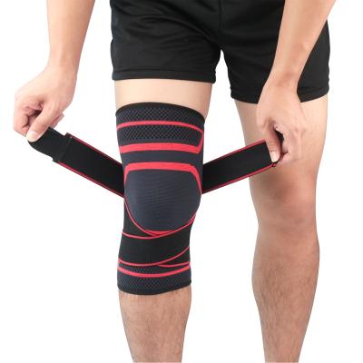 China Wholesale Hot High Elastic Sports Knee Pads Compression Knee Brace Basketball Football Knee Sleeve for sale