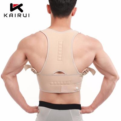 China Eco - Friendly Adjustable Back Posture Corrector Back Support Shoulder Strap Belt Men / Women for sale