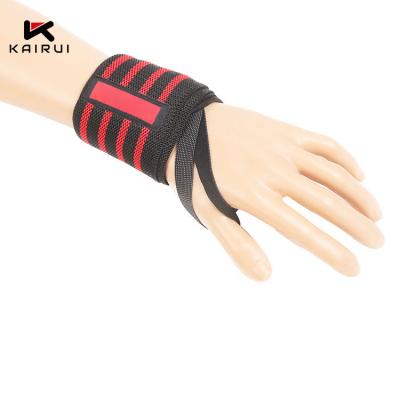 China Wrist Band: Custom Sports Activities Weightlifting Wrist Straps Crossfit Weightlifting Gym Wraps for sale