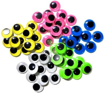 China Googly eyes mixed DIY self-adhesive colorful bustle opener Toy Accessories 0.5/0.8/1.2/1.5/2.2/2.4 for sale