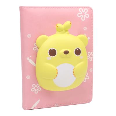 China Cartoon Toy Cute Squishy Animals Stress Relief PU Sticker For Notebook Squishies Slow Rising Toys for sale