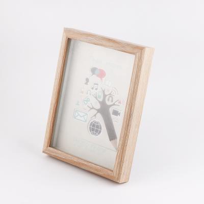 China Decorative Photo Frame MDF Picture Frame Set With Glass Front And Hanging Hardware for sale