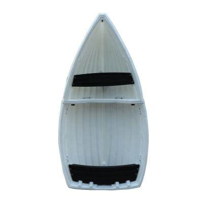 China New arrival HHHDPE pe plastic boat 2 block small dinghy paddle material plastic fishing boat for sale