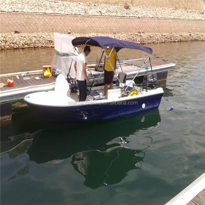 China PVC Fiberglass Hull Luxury Inflatable Boats Rigid Inflatable Boat 2.36m For Sale Fiberglass Pontoon Boat for sale